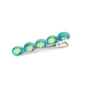 Mesmerizingly Mermaid - Blue Iridescent Hair Clip
